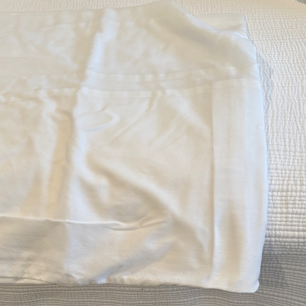 White King Size Bed Skirt